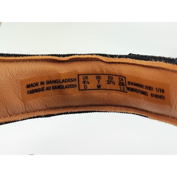 Clarks Women's Unstructured Cushion Strap Black Platform Sandals Size 7M US - Picture 8 of 9